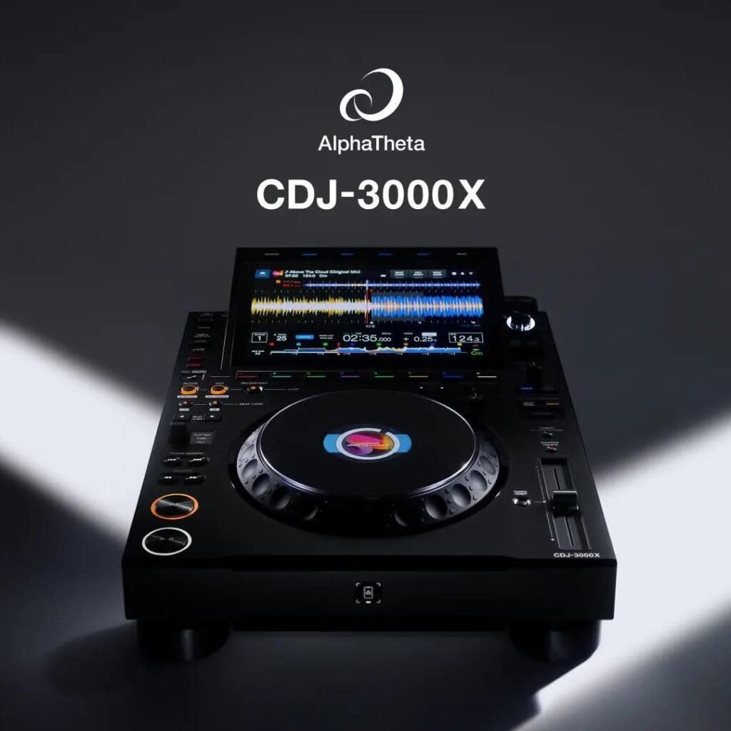 Platine DJ Pioneer CDJ-3000X avec écran tactile et connectivité Wi-Fi – Nouvelle génération AlphaTheta pour DJ professionnels