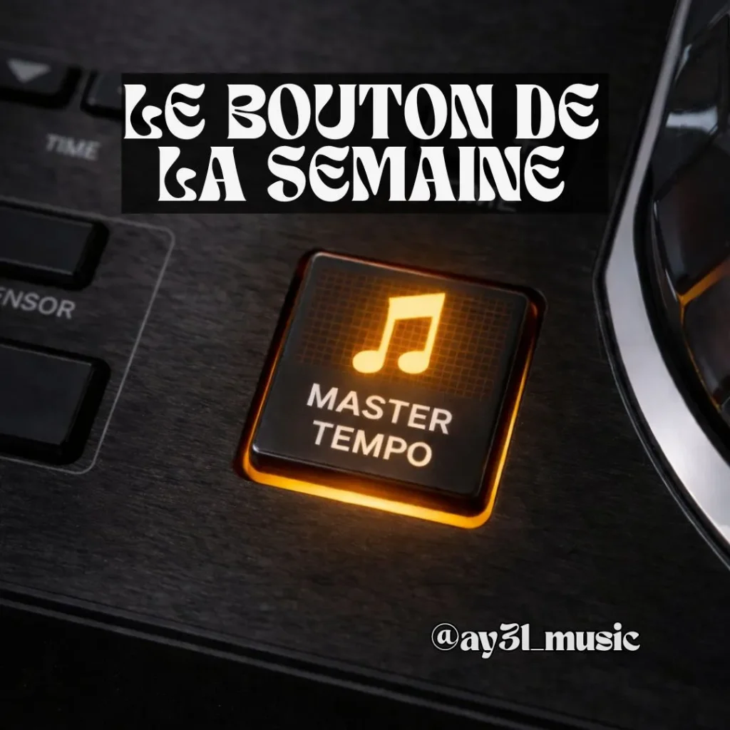 Bouton Master Tempo sur un contrôleur DJ