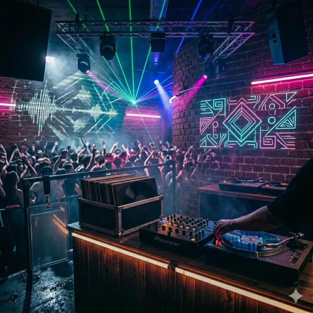 Le duo Bon Entendeur D! Club en pleine performance à Lausanne