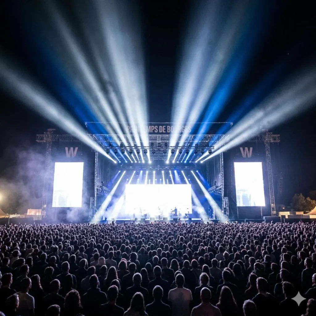 Performance technique sur la scène électro du Printemps de Bourges 2026